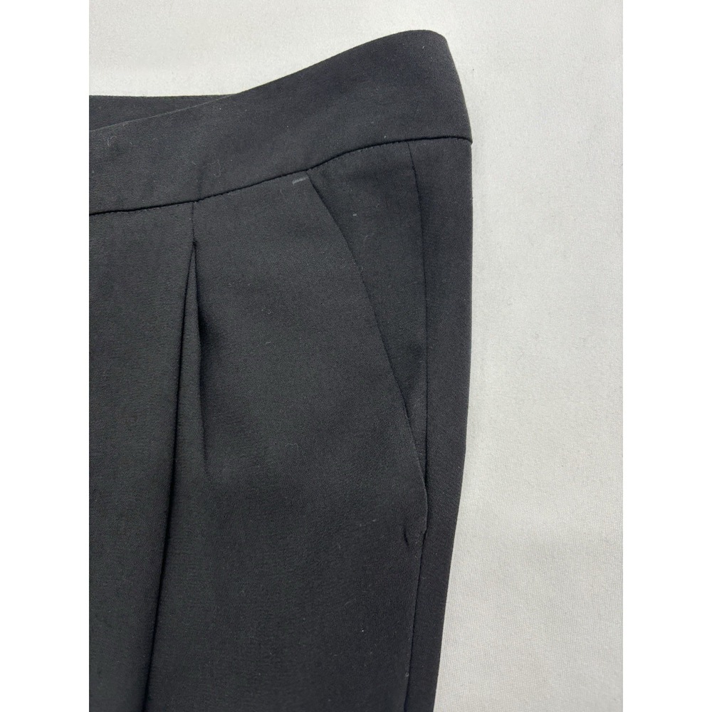 Kenneth Cole Reaction Black Capri Dress Pants Y2K Office Siren Quiet Luxury M - Picture 14 of 16